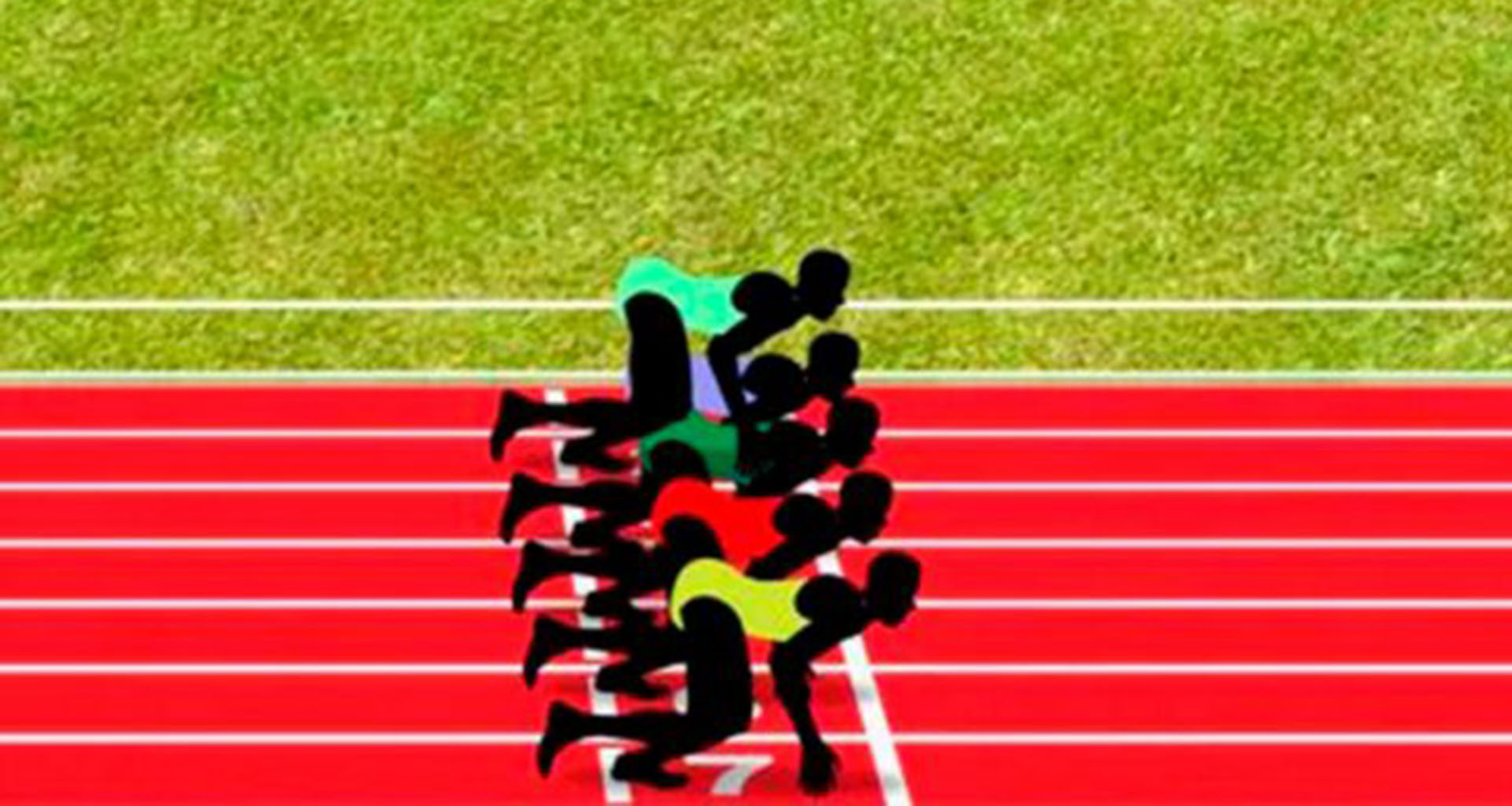Usain Bolt vs el hombre promedio en una carrera de 100 metros